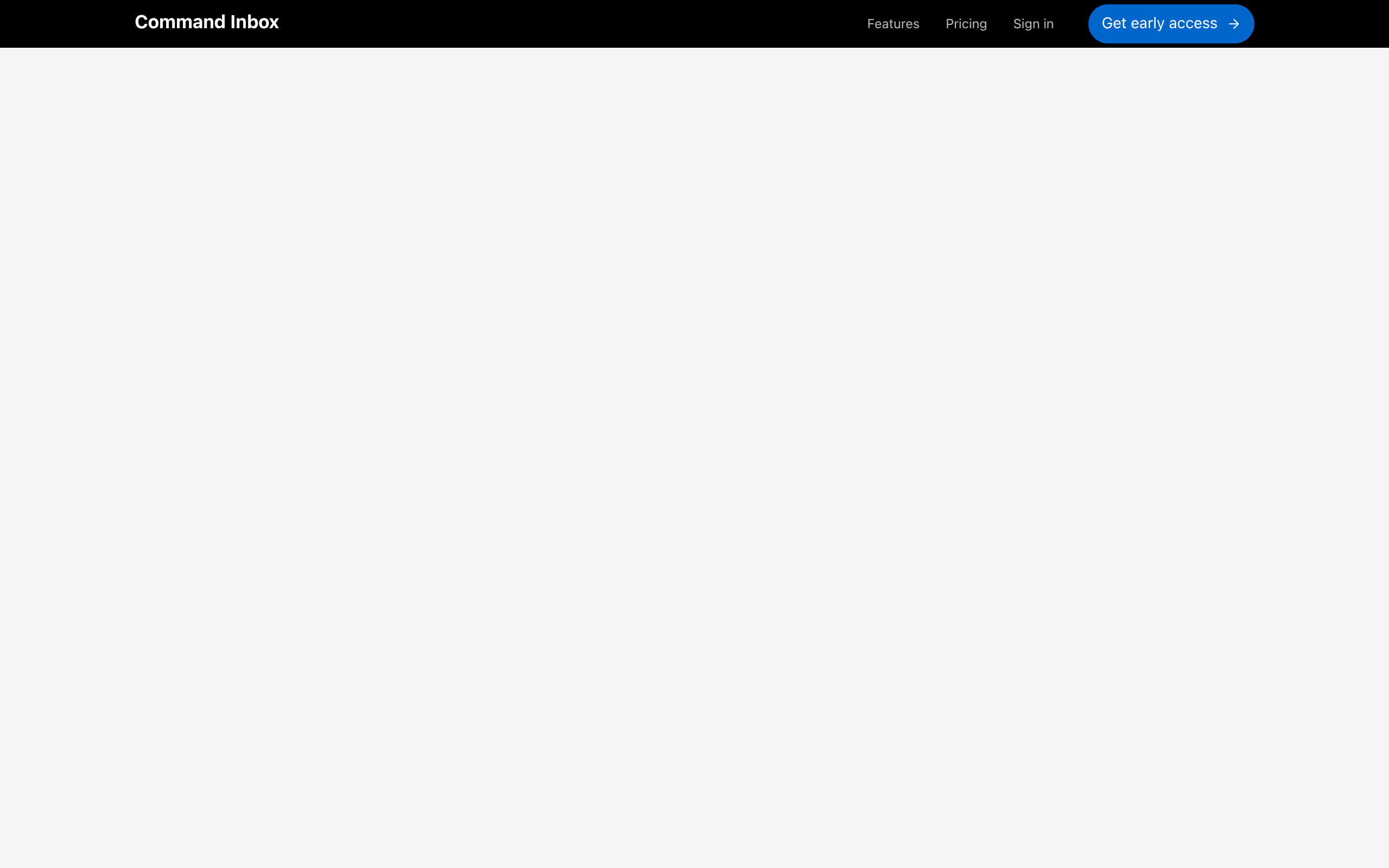 Command Inbox preview